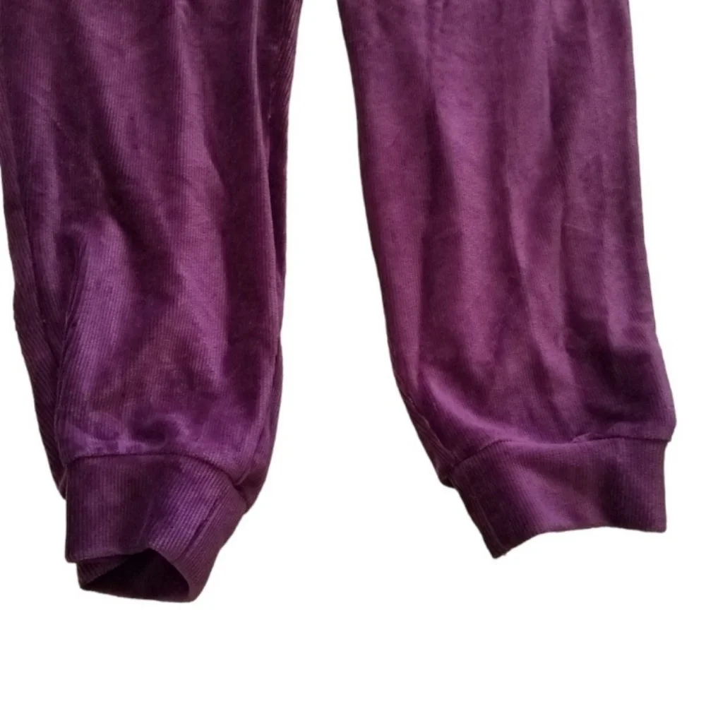 Vince Camuto Purple Corduroy Cotton Blend Drawstring Waist Joggers NwT 2X - Picture 9 of 12